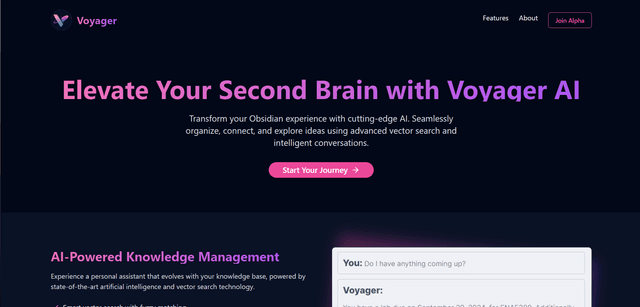 Screenshot for 1. Join the Voyager AI Discord server to request a (free) API key